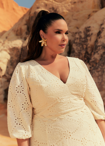VESTIDO MIDI ROMANTIC