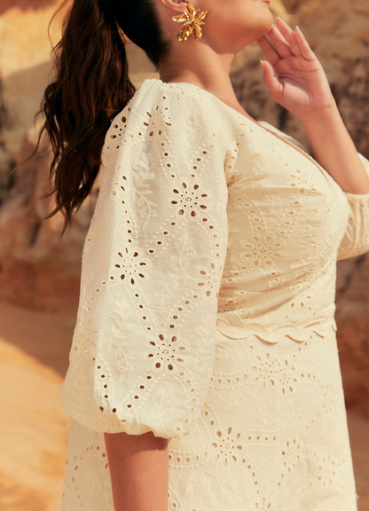 VESTIDO MIDI ROMANTIC