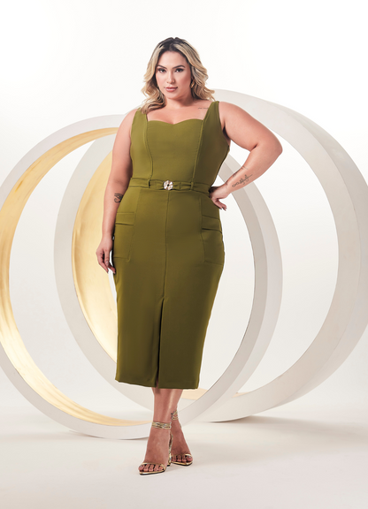 VESTIDO MIDI MOSS