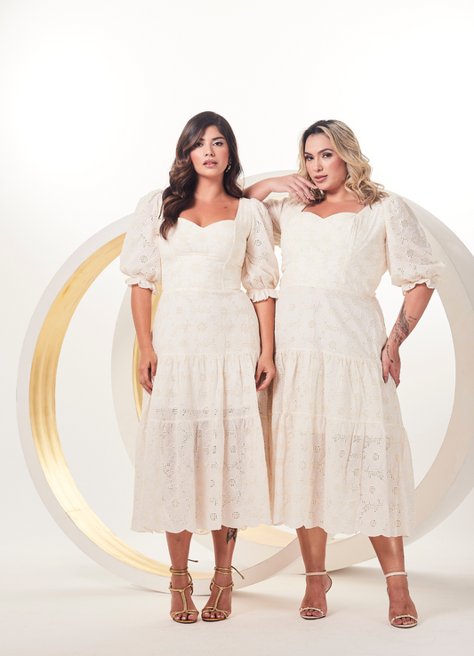 VESTIDO MIDI LAISE DAISY